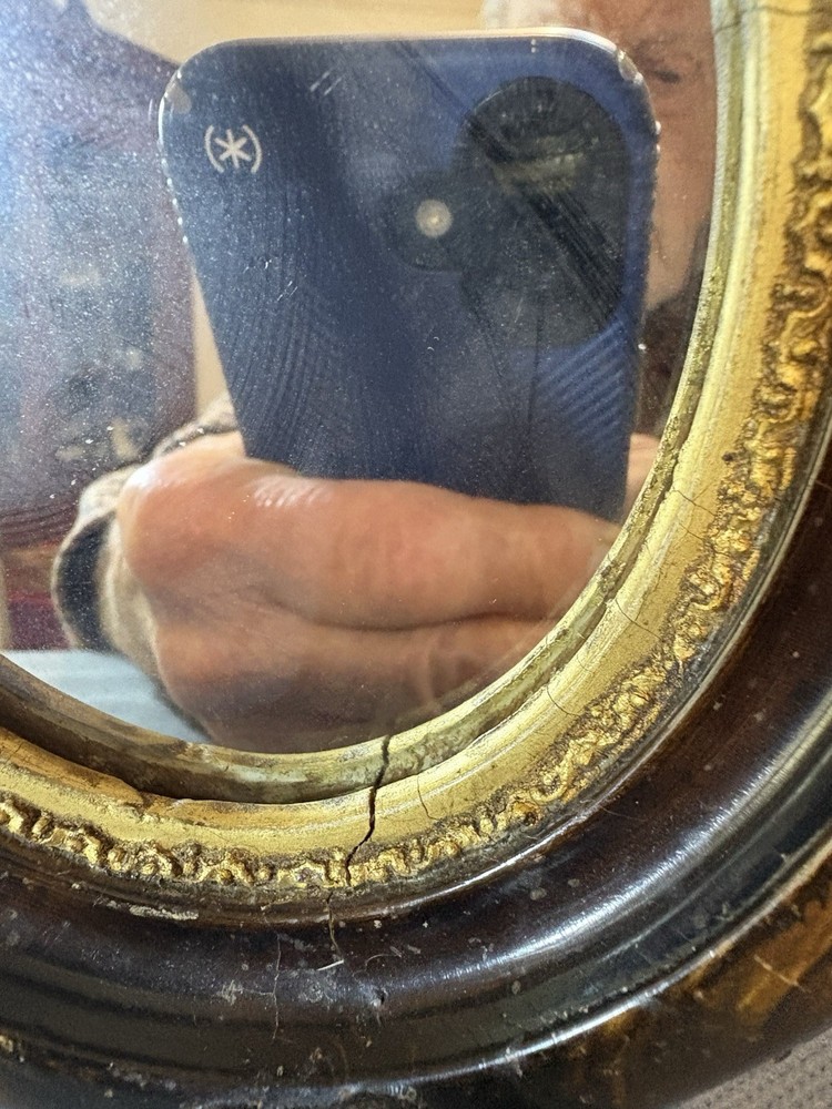 Two small Victorian mirrors