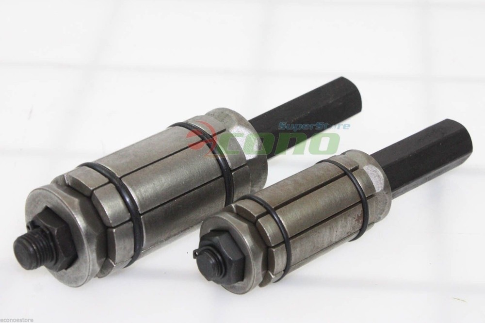 2PC TAIL PIPE EXHAUST MUFFLERS EXPANDER SPREADER 1-1/8" ~ 2"