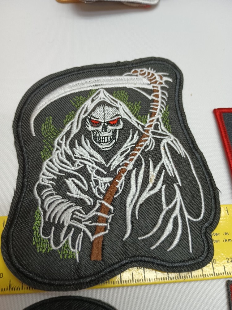 6 Sew On jacket vest patches