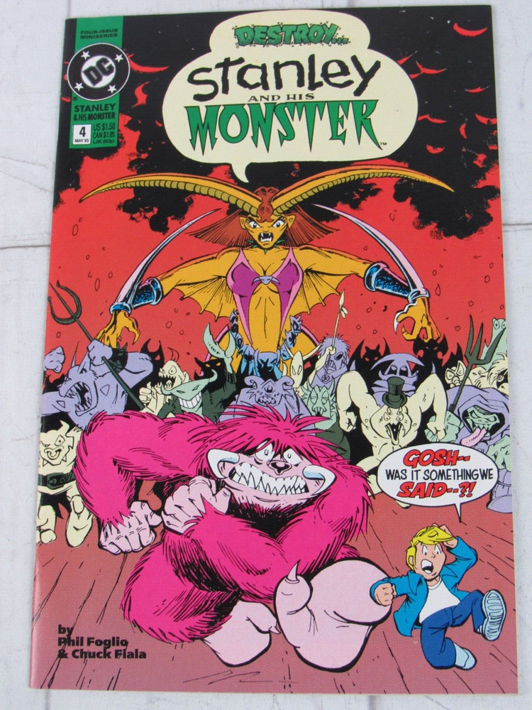 Stanley and His Monster #4 May 1993 DC Comics