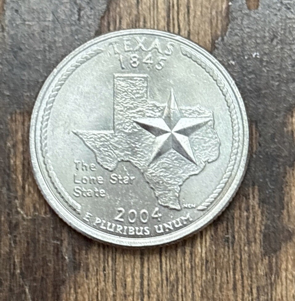 2004 D Texas State Quarter - Circulated