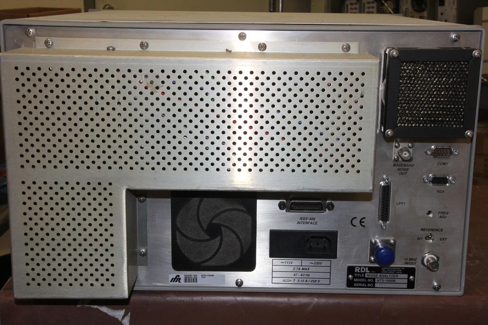RDL NTS-1000B Phase Noise Analyzer NO DISPLAY