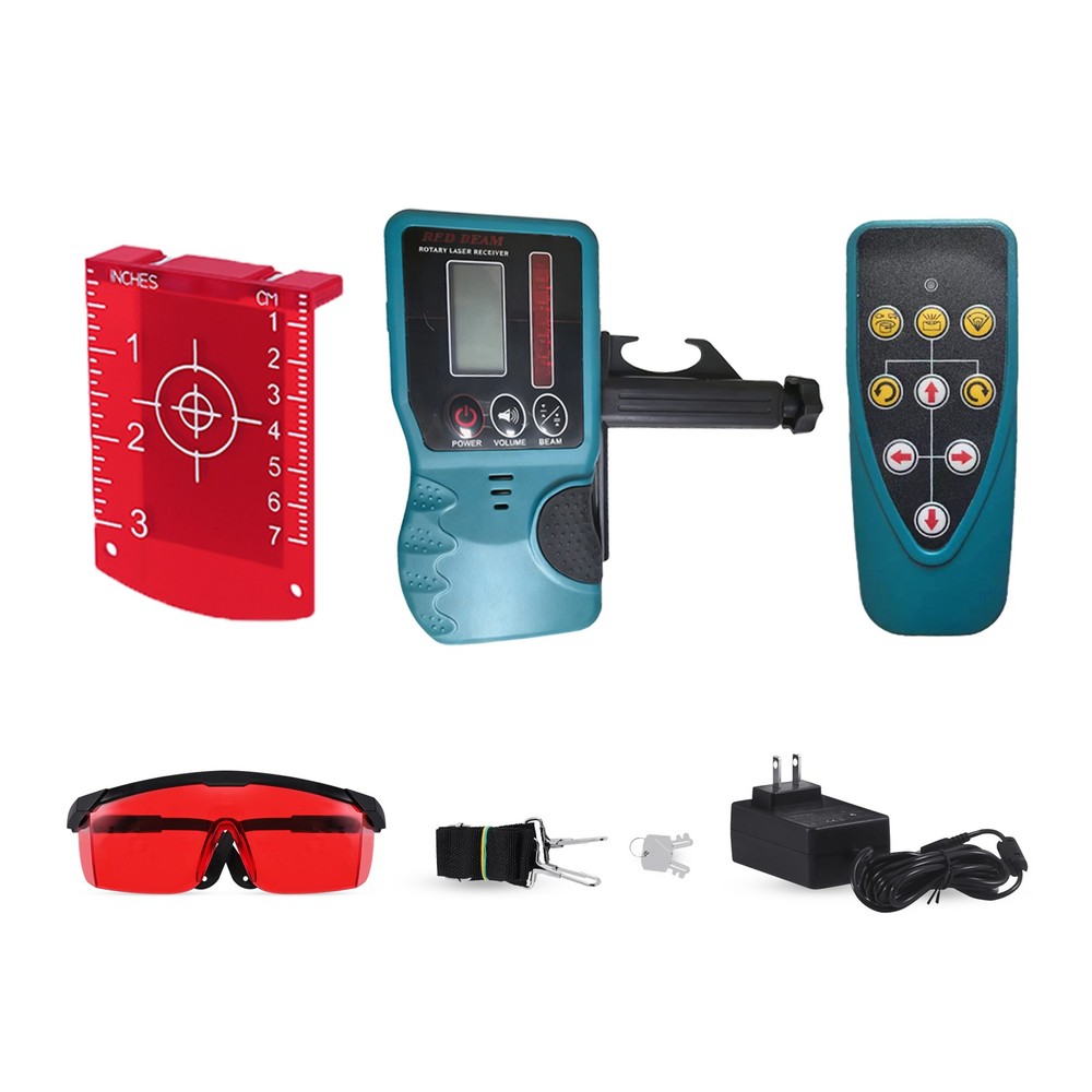 Laser Level 360° Rotary Self-Leveling Horizontal & Vertical 500M Red Beam