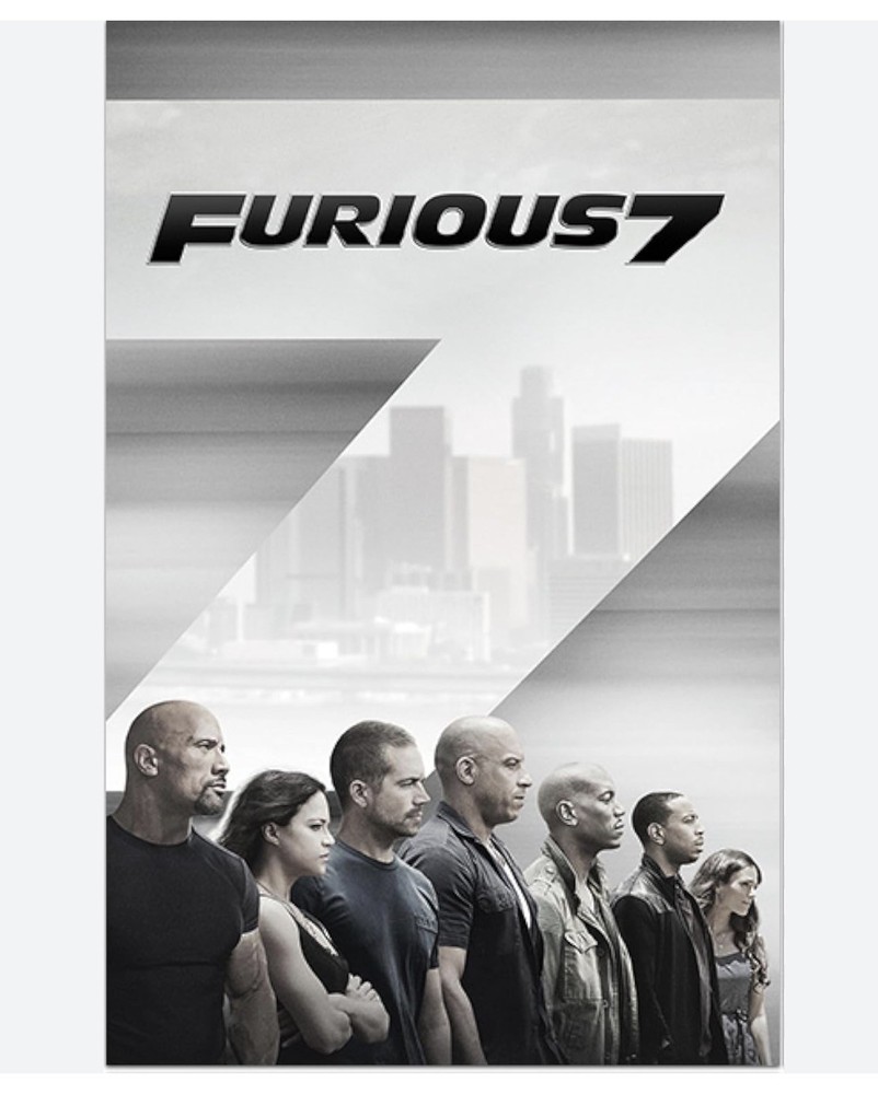 2015 UNIVERSAL STUDIOS FAST AND FURIOUS 7 Production Used Temp Insulator Panel