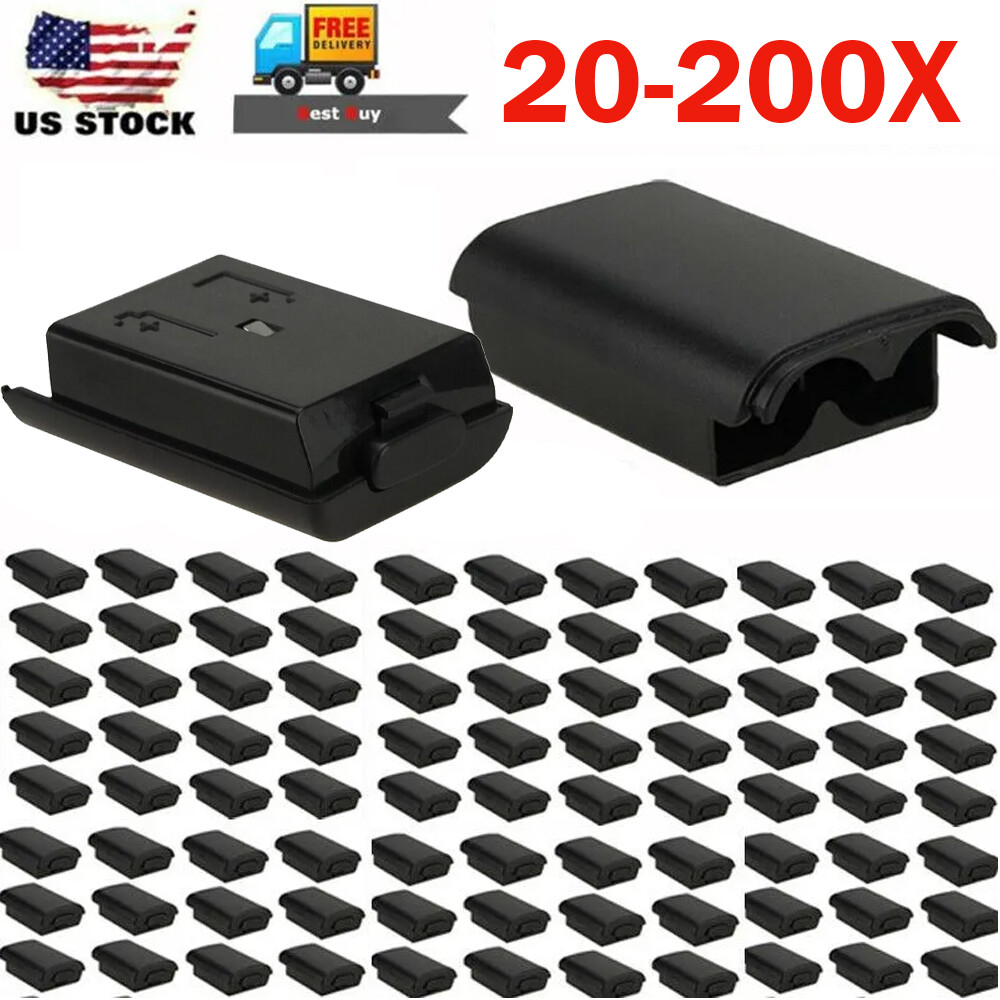 Lot Black AA Battery Back Cover Case Shell Pack for Xbox 360 Wireless Controller