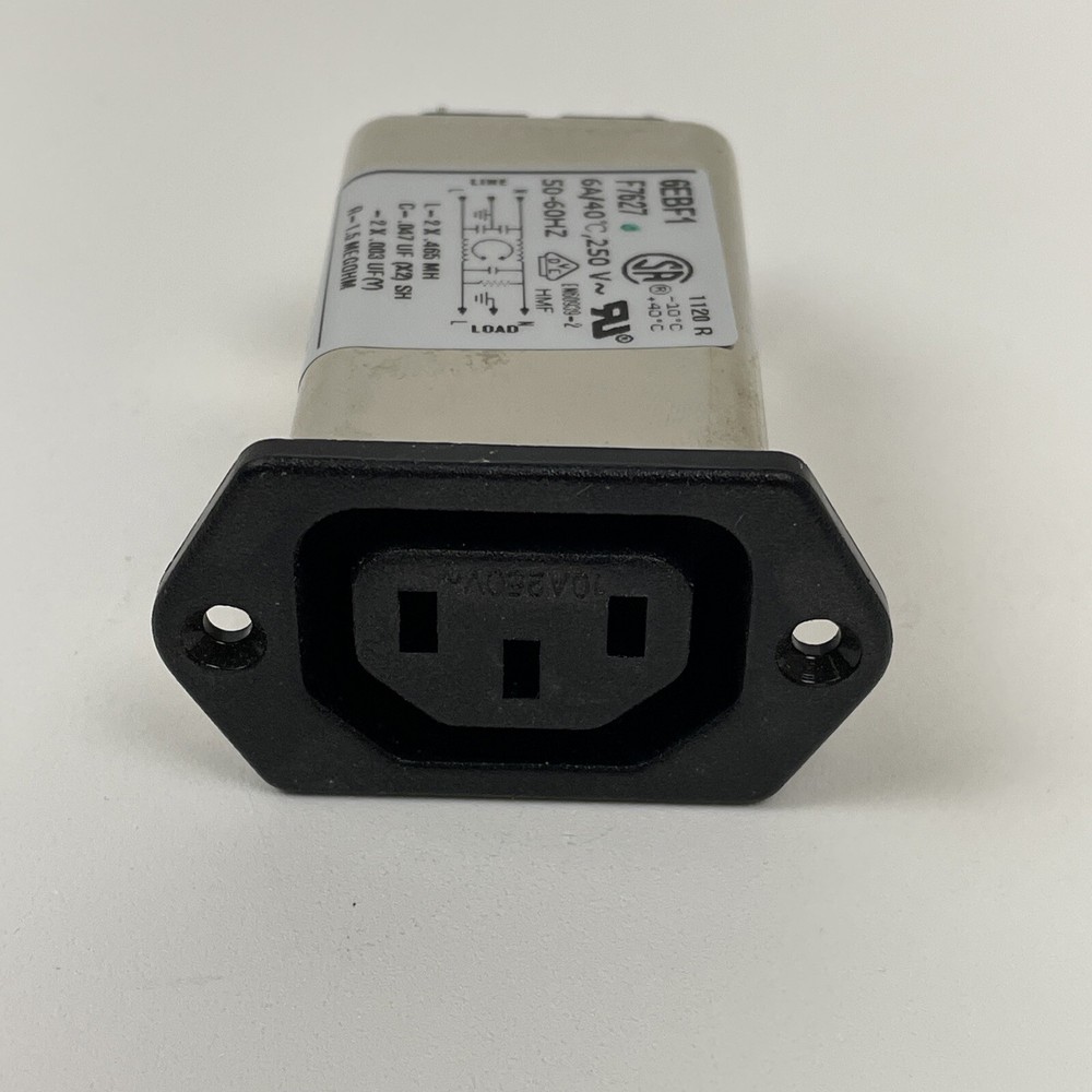 Corcom 6EBF1 F7627 6 AMP 120 250 VOLT EMI Filter