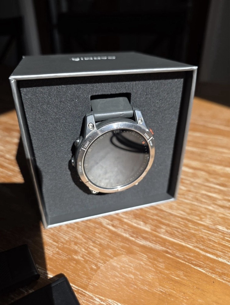 Garmin Epix Gen 2 Smartwatch Silver with 2 Straps & Charging Cable