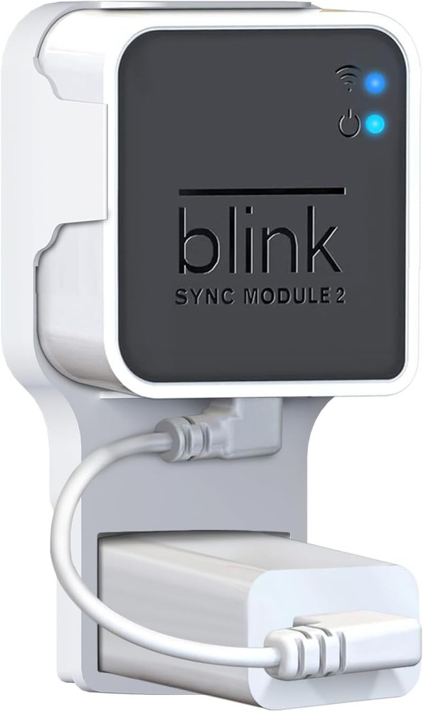 Blink Sync Module 2 Wall Mount + Short Cable – Neat Installation, No Cable Clu