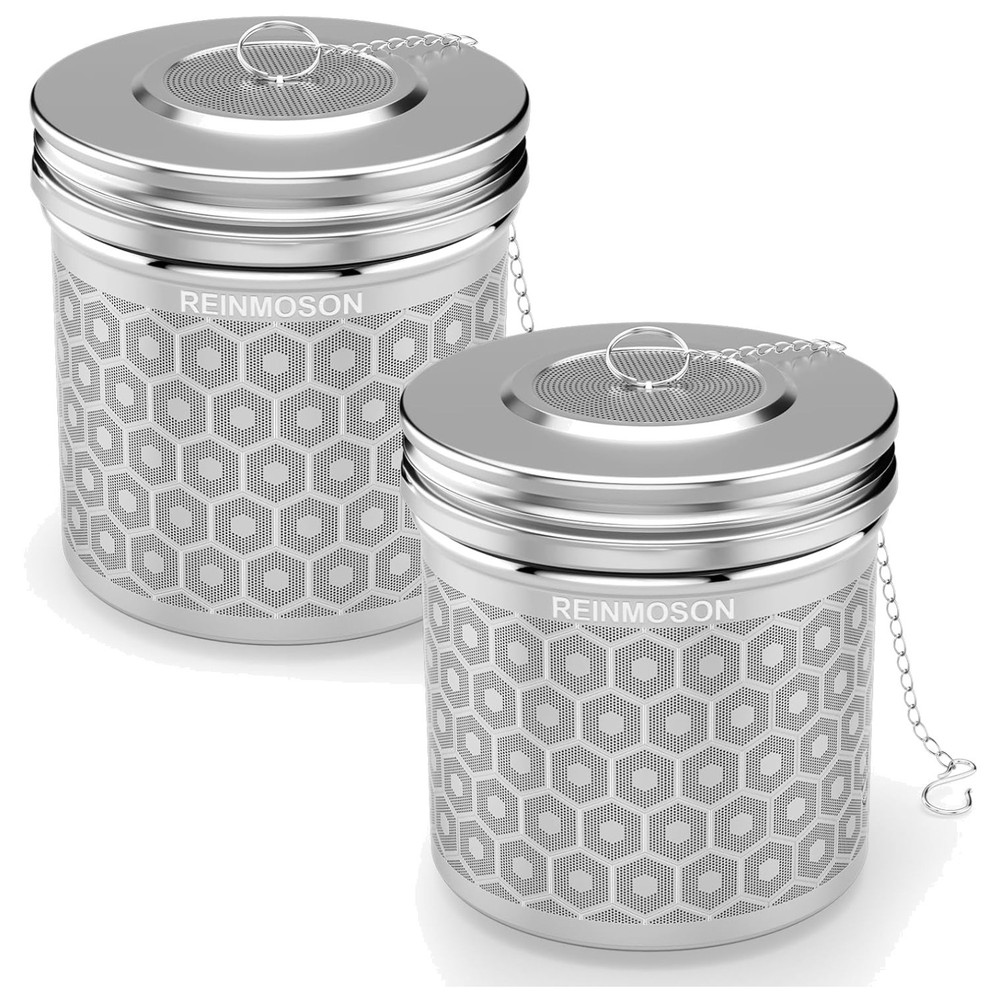 XL Tea Infuser & Spice Strainer Combo - 2 Pack