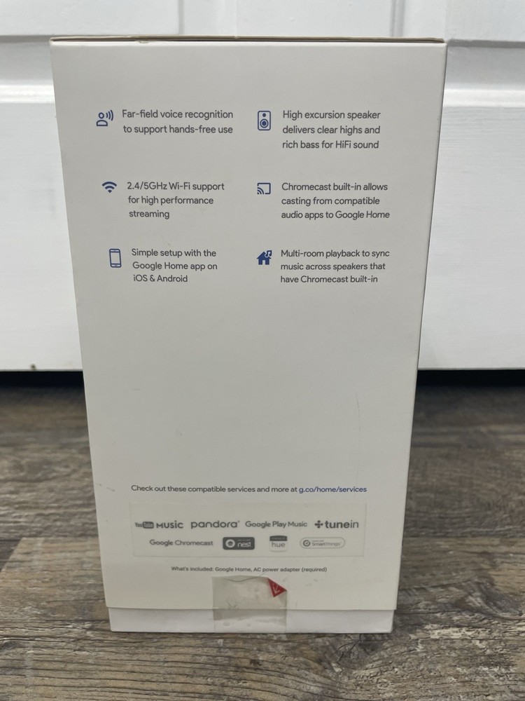 Google Home Smart Assistant Speaker