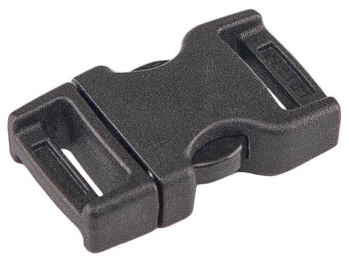1/2 Inch YKK® Flat Side Release Plastic Buckles, 100 Pack