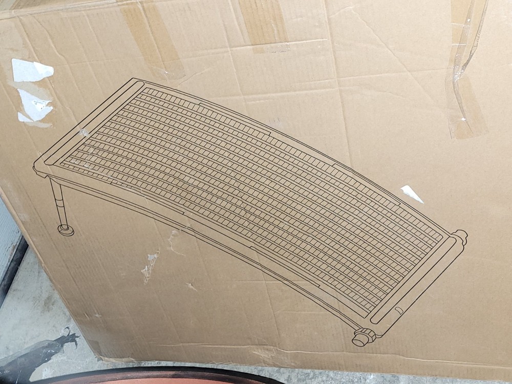 Curve Solar Pool Heater, Made for Above-Ground and Inground Pools Yivikpe