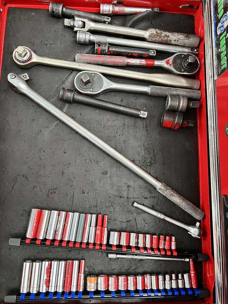 Toolbox w/ Custom Cart & Tools