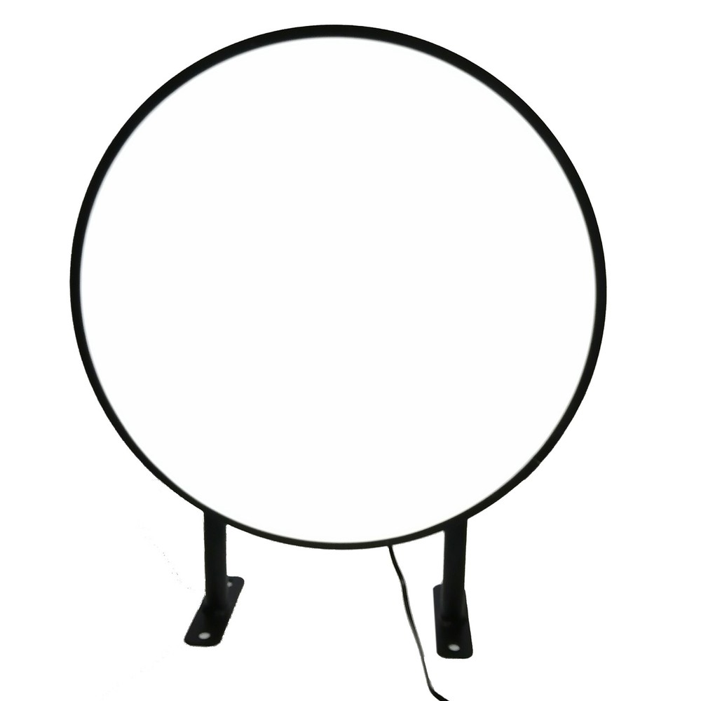 20" Round LED Light Box / Circular Projecting Lightbox Plain Blanks