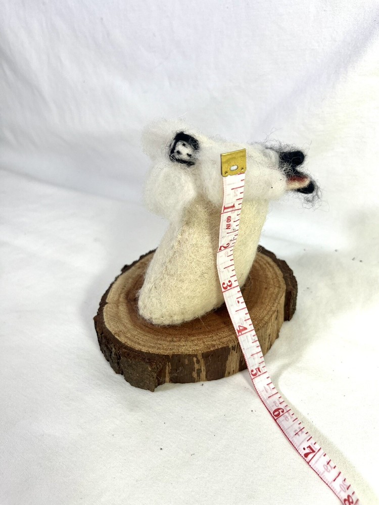 Mounted Mountain Goat Needle Felt