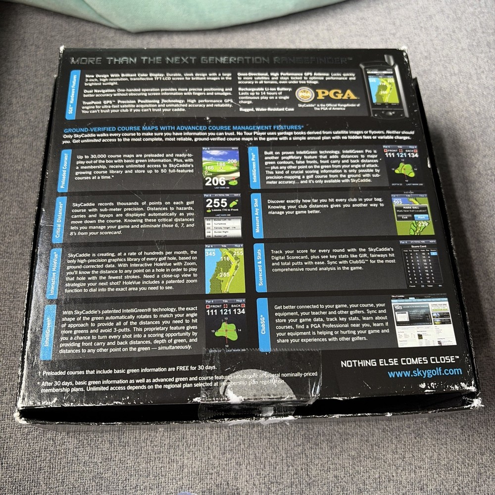 Sky Caddie SGX Golf Course GPS Map Range Finder Golf Courses SkyGolf like
