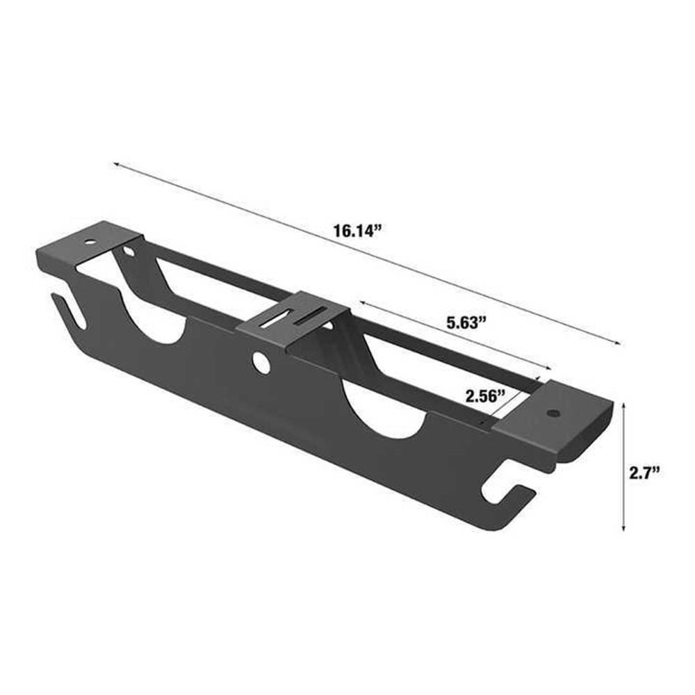 Angle Grinder Holder 2 Bay Easy Installation Angle Grinder Rack for Workspace
