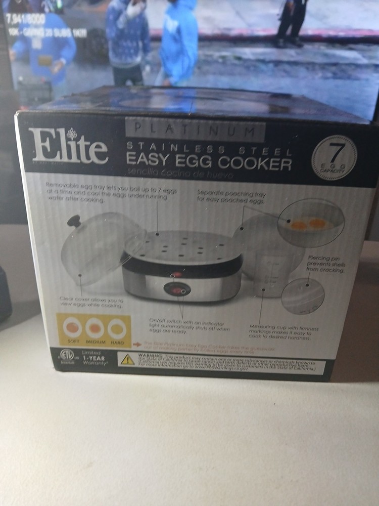 elite easy egg cooker