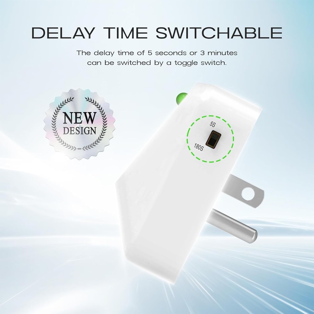 Adjustable Delay Voltage Surge Protector for Refrigerators & High-Power Devices