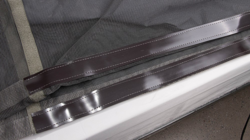 ELITEWILL Toy Hauler Screen Rear Opening Fits Ramp Doors Up to 90 Inch Tall