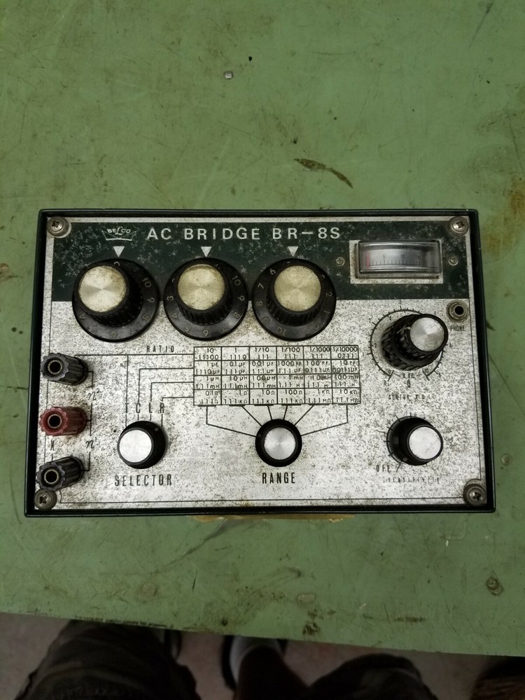 VINTAGE - BELCO AC BRIDGE - MODEL BR-8