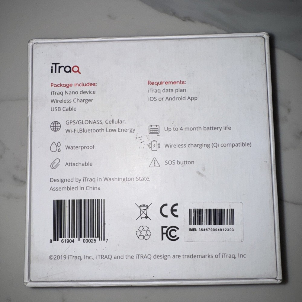 Brand New itraq Nano GPS Locator