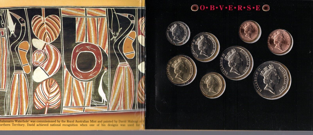 AUSTRALIA 1990 UNCIRCULATED MINT COIN SET KM#MS23