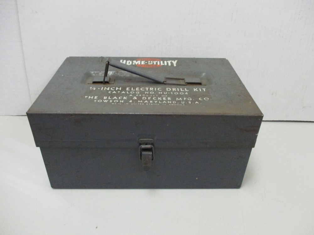 Vintage Black & Decker Home Utility Drill Kit