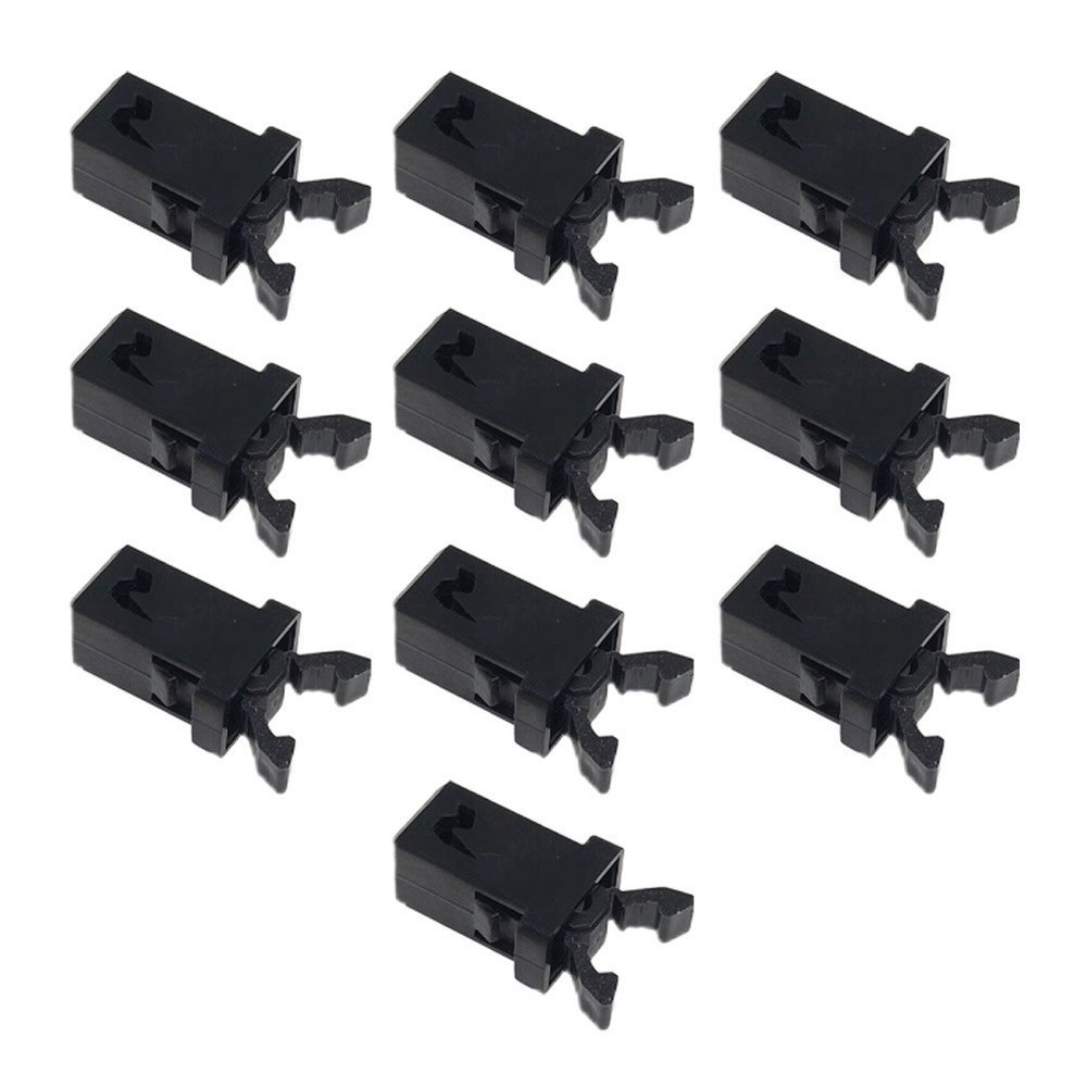 20PCS Replacement Latch for Trash Can Lid Self Locking Bin Switch White