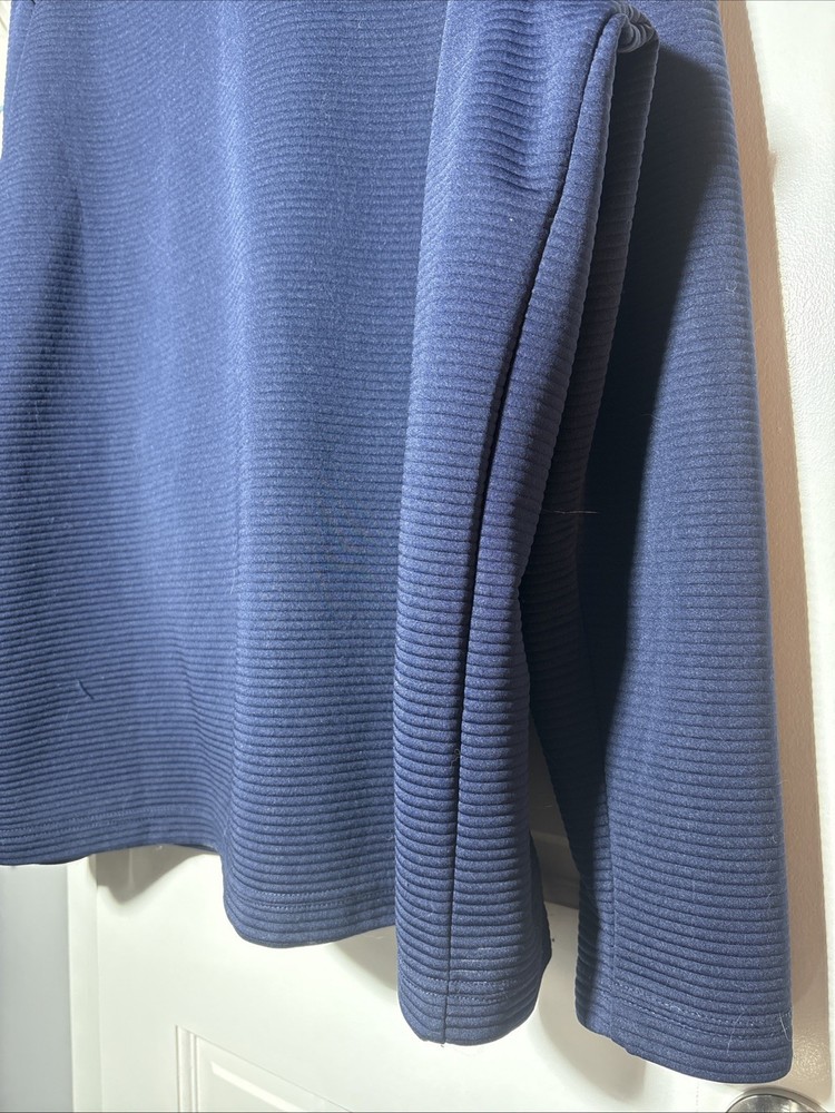 Callaway Quilted Navy 1/4 Zipper Men’s Pullover - Large