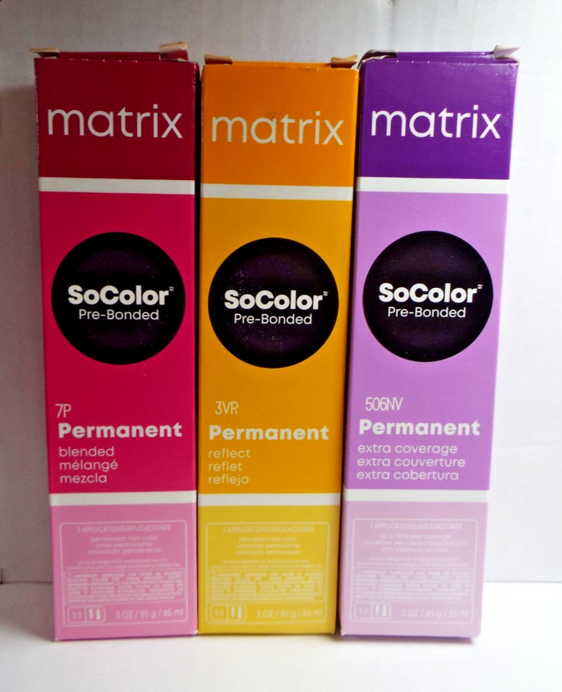 Matrix SoColor Pre-Bonded Permanent Hair Color 3oz