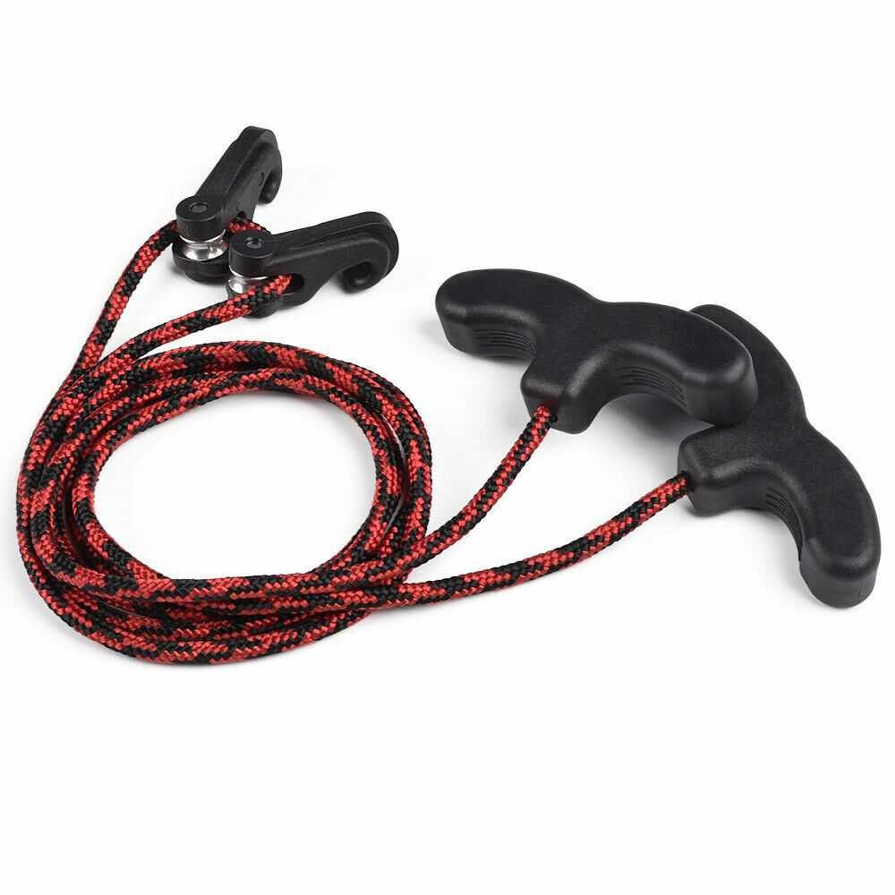 NEW Crossbow Rope String Cocking Device Double Handle Archery Bow Hunting Tool