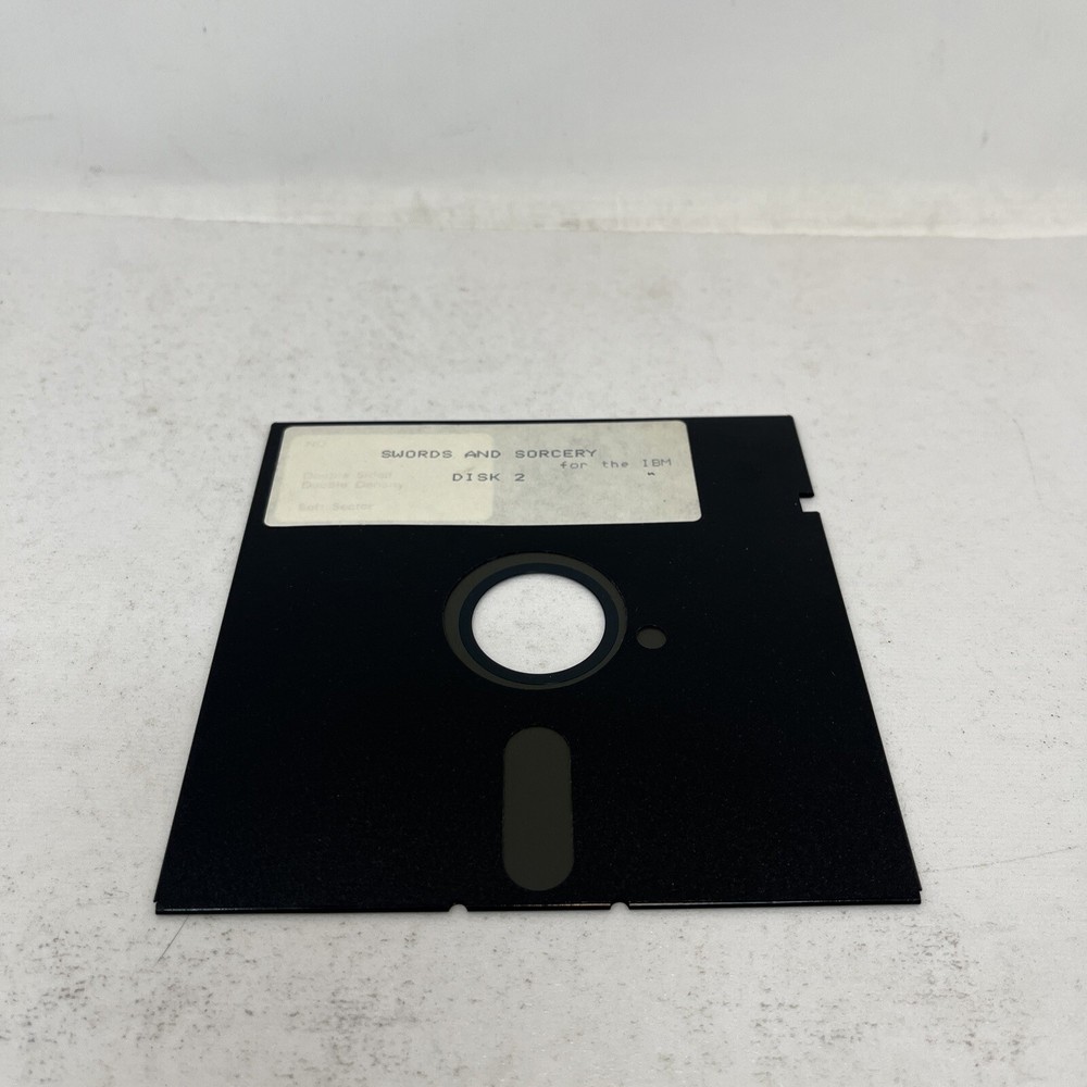 Swords and Sorcery 5.25" Floppy Discs (1 & 2) - Untested
