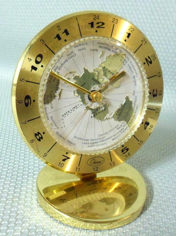 Chass World Time Desk Clock