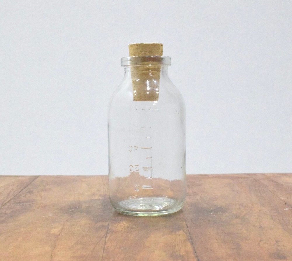 Clear Glass Craft Bottle