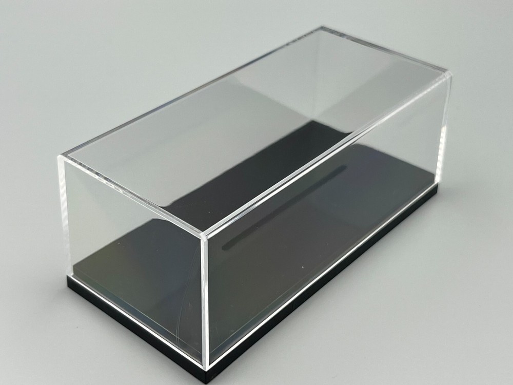 Quality Car Display Case Black Plastic Base 1/64 scale