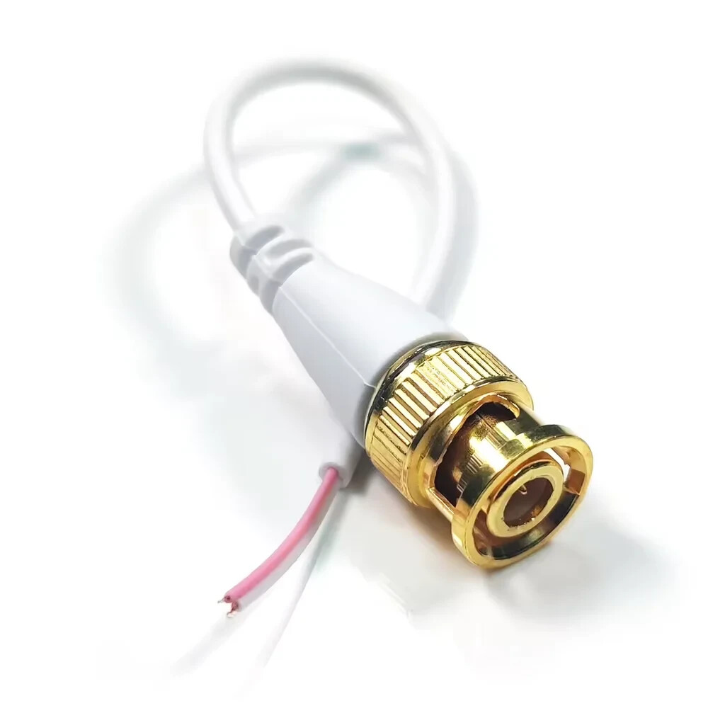10PCS Male bnc cable pigtail bare for CCTV camera terminal adapters