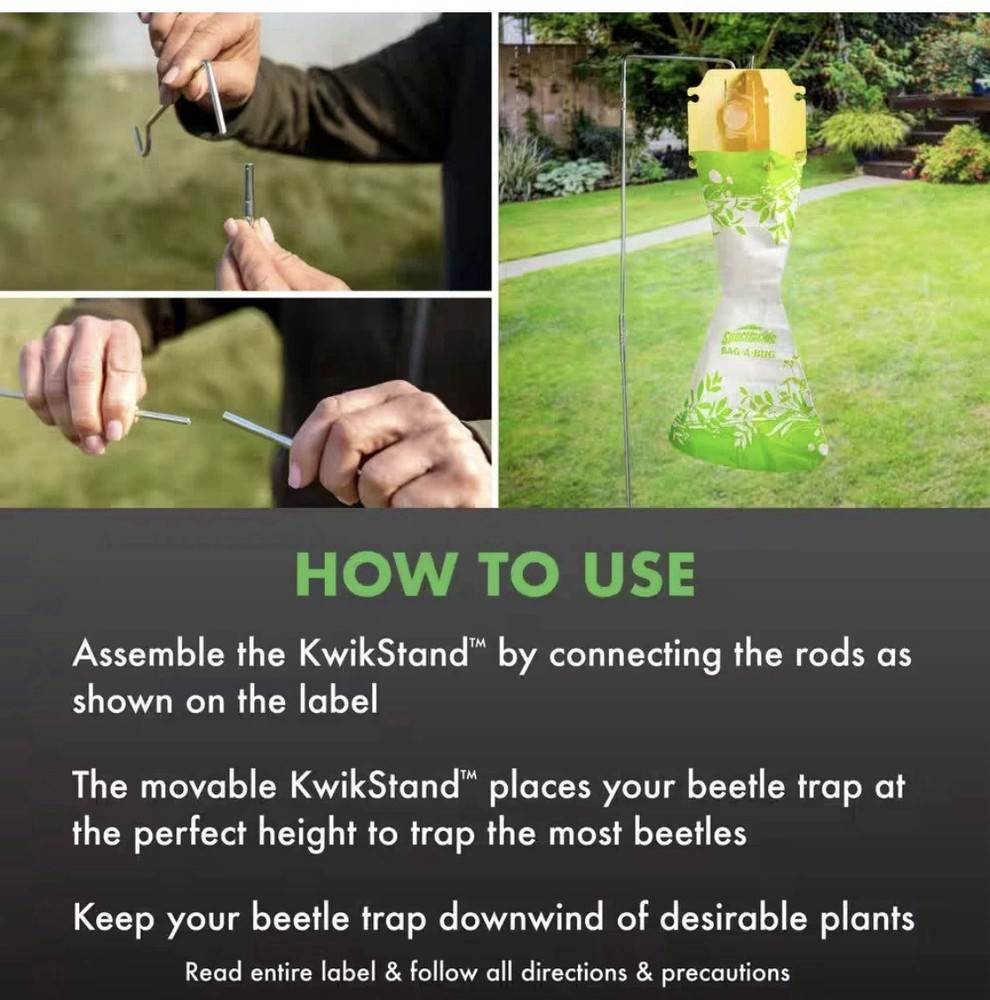 Bag-A-Bug Kwik Stand for Japanese Beetle Trap