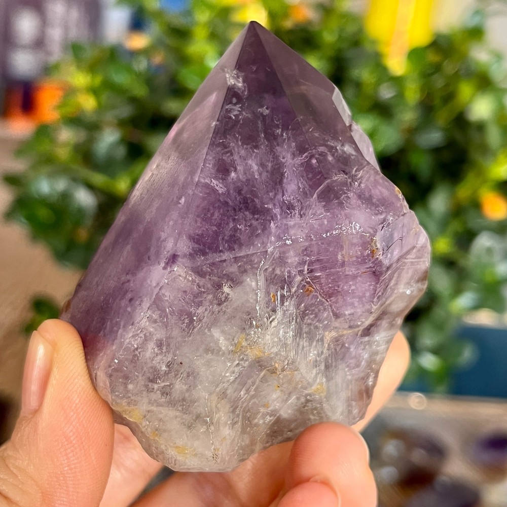 210g Natural Amethyst geode quartz clustercrystal specimen Healing