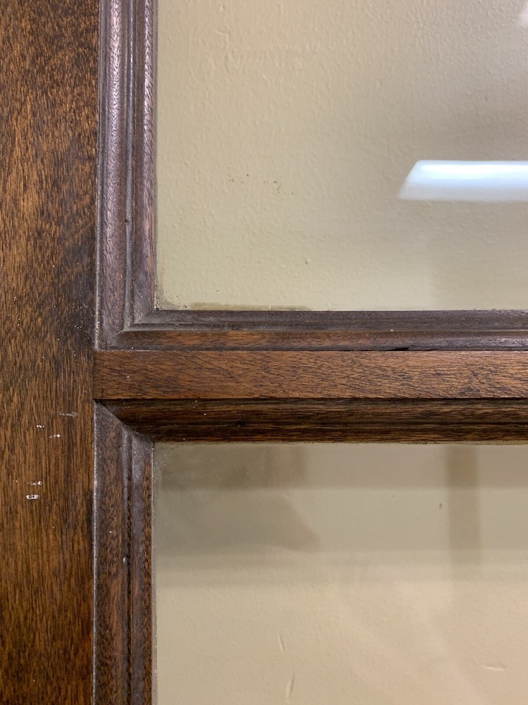 Antique Victorian Window Panel With Glass