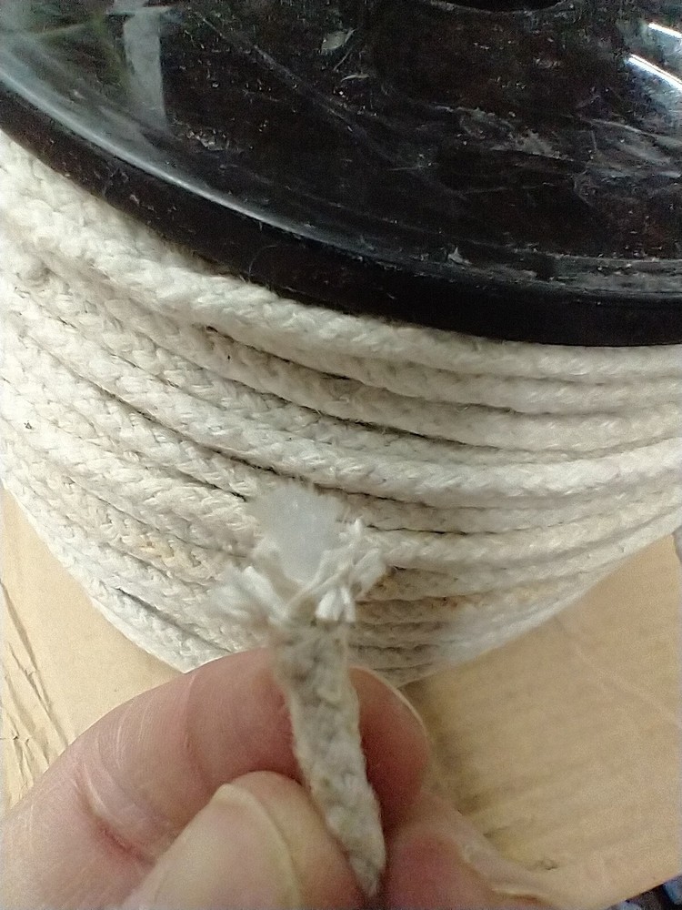 Cotton Cord Diamond Braid 1/8" 600 Ft ... RUSTIC, OLD FASHIONED DESIGN