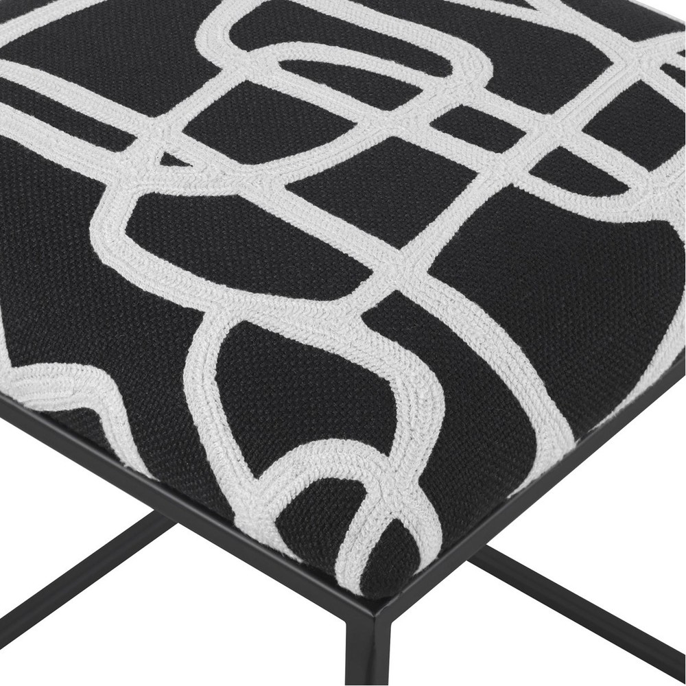 Uttermost 23690 Twists And Turns Ottoman or Stool
