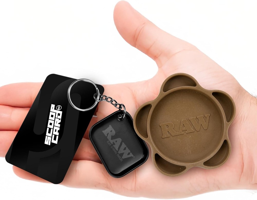 RAW Gripper Grinder - Spice Mill - Medium Grind V2 + RAW Tiny Matte Black Murder