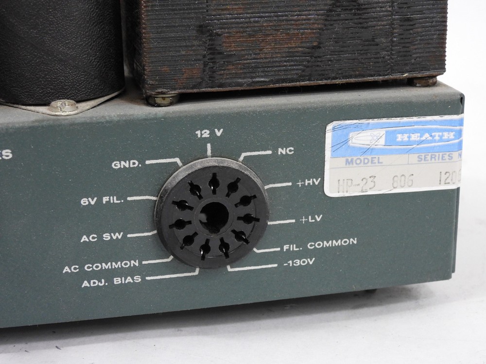 Heathkit HP-23 Vintage Power Supply for Transmitter Transceiver (untested)