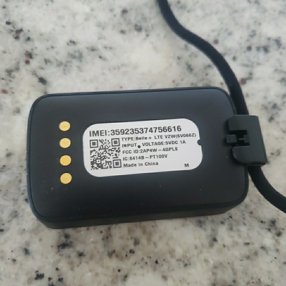 Belle Mobile Medical Alert System 4G - Untested