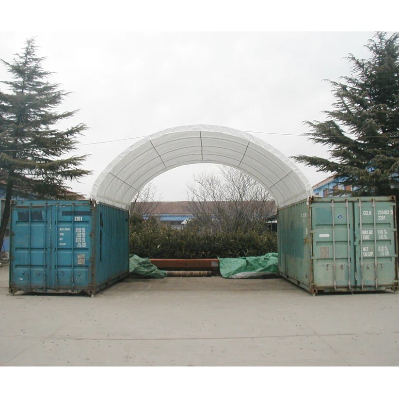 20x40FT Container Shelter Canopy Building | 11OZ PE | Easy Install Value Pack