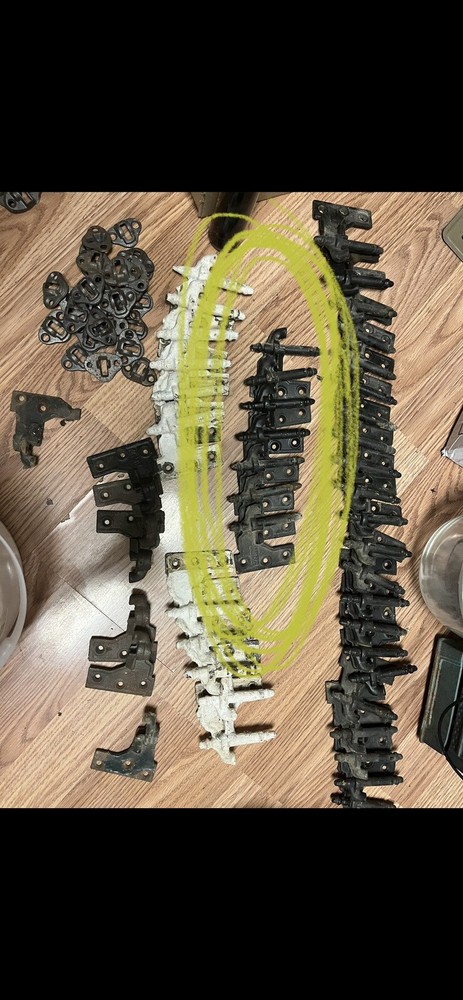 Antique Original Acme Shutter Hinge Cast Iron Piece. 2R.