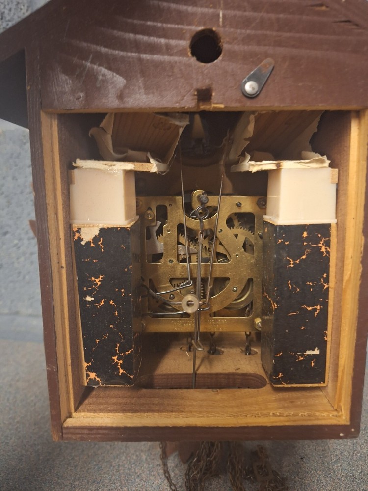 German Black Forest made Herbert Herr 8 day Cuckoo Clock -Untested.