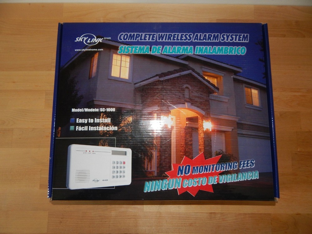 SkyLink Wireless Alarm System Model SC-1000-W used