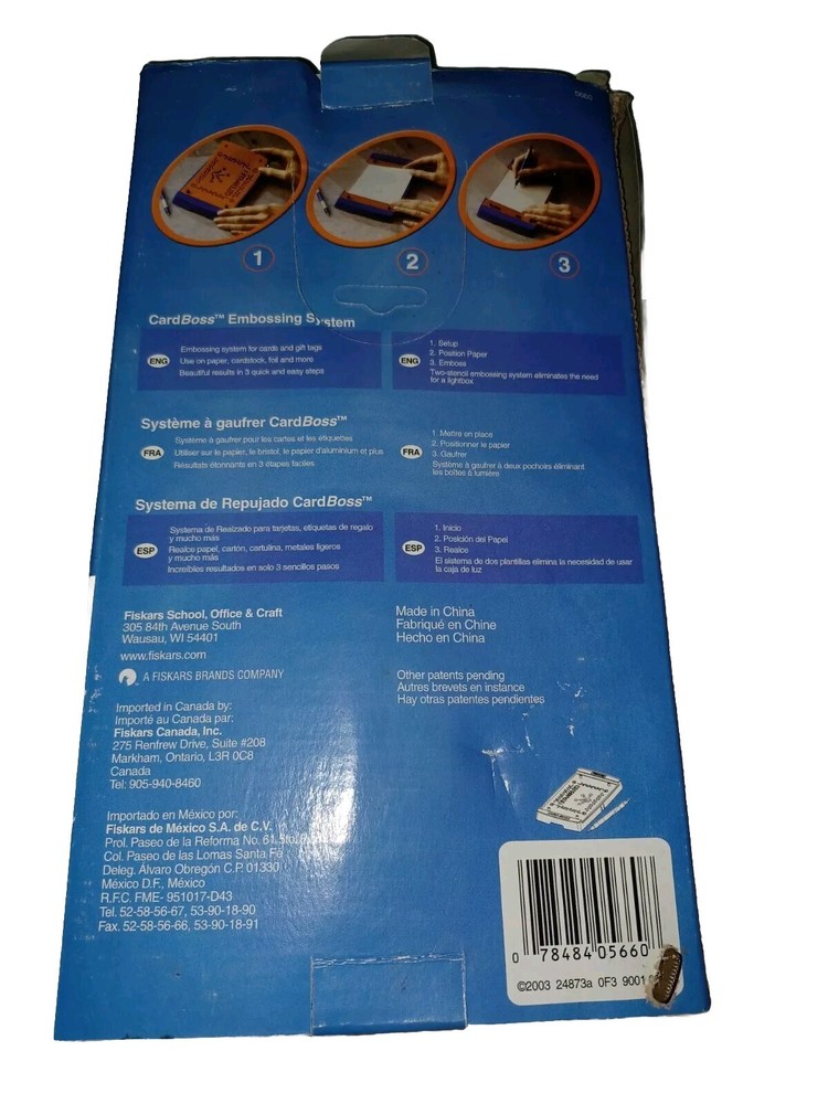 Fiskars CardBoss Ultimate Card Embossing System Celebrate (BE)